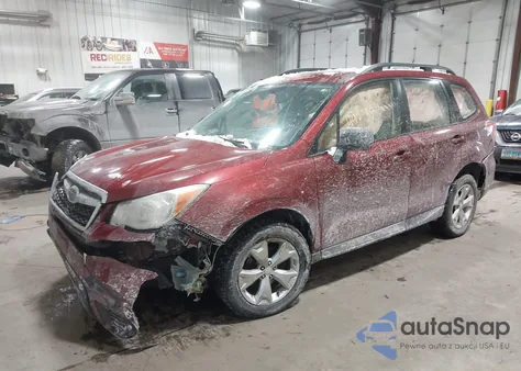 2015 Subaru Forester 2.5I из США, поврежденный, VIN JF2SJABC3FH450725